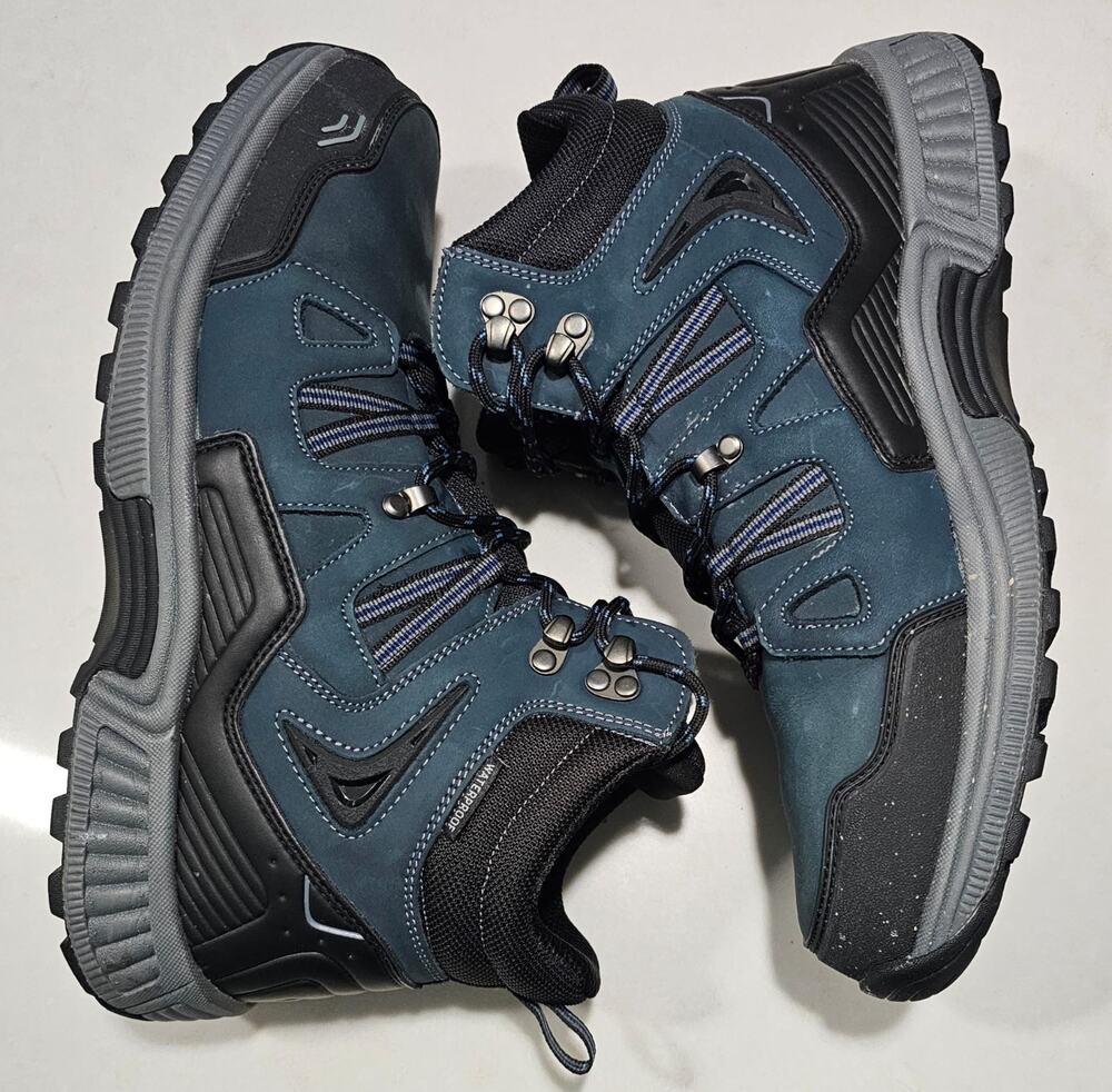 Orthofeet Dakota Womens Size 12 Hiking Boots Blue Leather